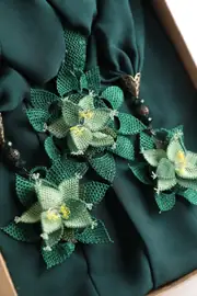 Mersinden İğne Oyası Fular